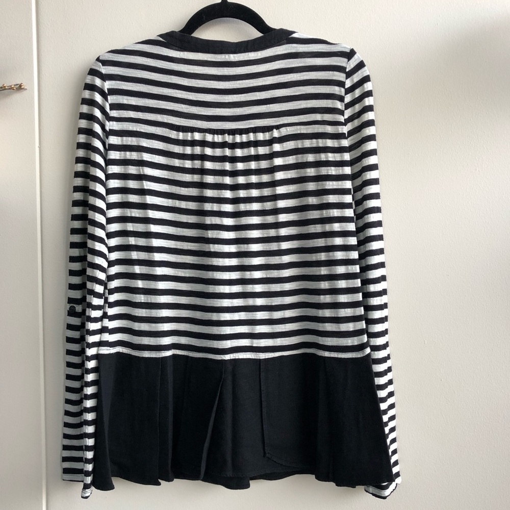 Postmark Buttondown Peplum Top From Anthropologie - image 4